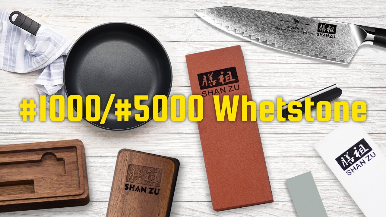 SHAN ZU Whetstone #1000/#5000 Grit with Box 
