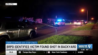 Man found dead in a backyard identity released