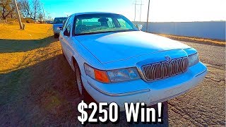 We WON!! $250 Copart 98 Mercury Grand Marquis! Run and Drive?