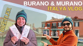 Burano & Murano Adaları | Adalara Nasıl Geçilir | Günlük Sınırsız Pass | Venedik Vlog