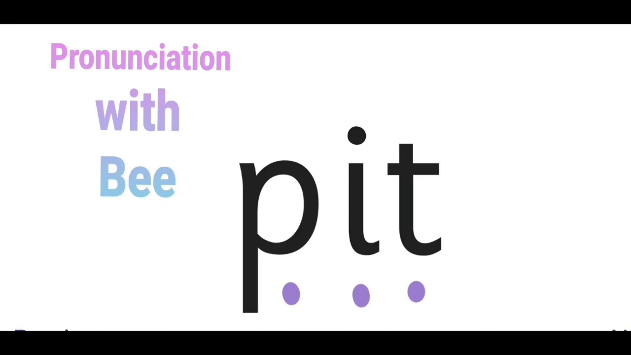 Pit In English How to pronounce pit - كيف تقول حفرة بالإنجليزي - British English ...