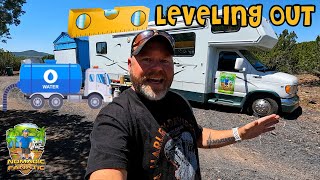 RV Leveled OffGrid Hookups, AI Fail, & Water Solution