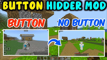 Button Hider Mcpe 1.21 | How to Hide Buttons in Minecraft PE 1.21