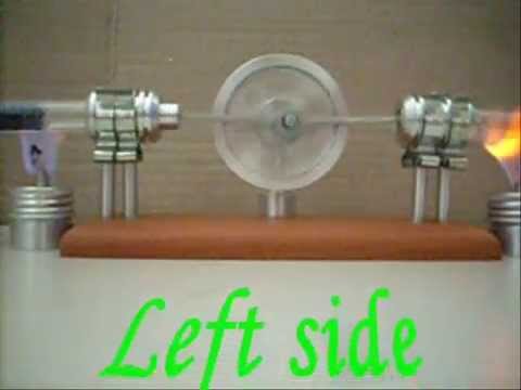 Twin Cylinder Thermo-acoustic Stirling Engine / La...