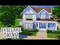 Base Game Only! Suburban Family Home || The Sims 4: Speed Build