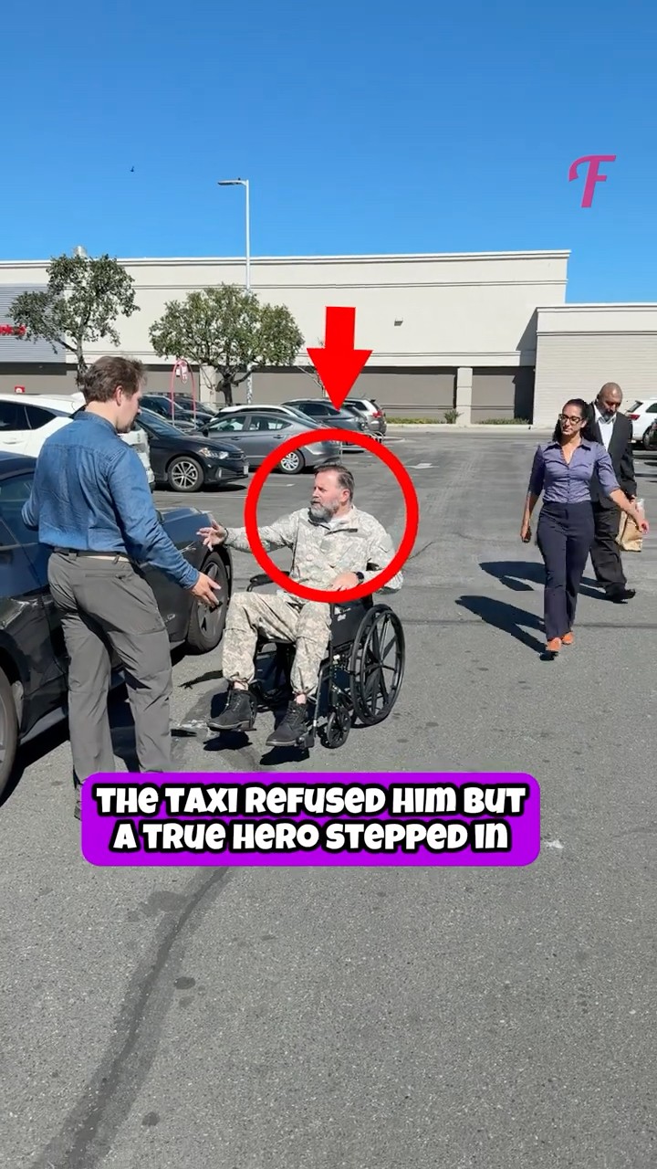 A Taxi Refused A Veteran But A Kind Stranger Changed Everything! #shorts