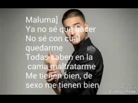 4 babies maluma letra - YouTube