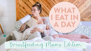 WHAT I EAT IN A DAY While BreastFeeding | Postpartum Meal Ideas!