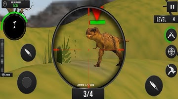 Dino Hunting Games - Wild Hunter 3D Android ios gameplay - Dinosaur Planet Gaming Part - 6