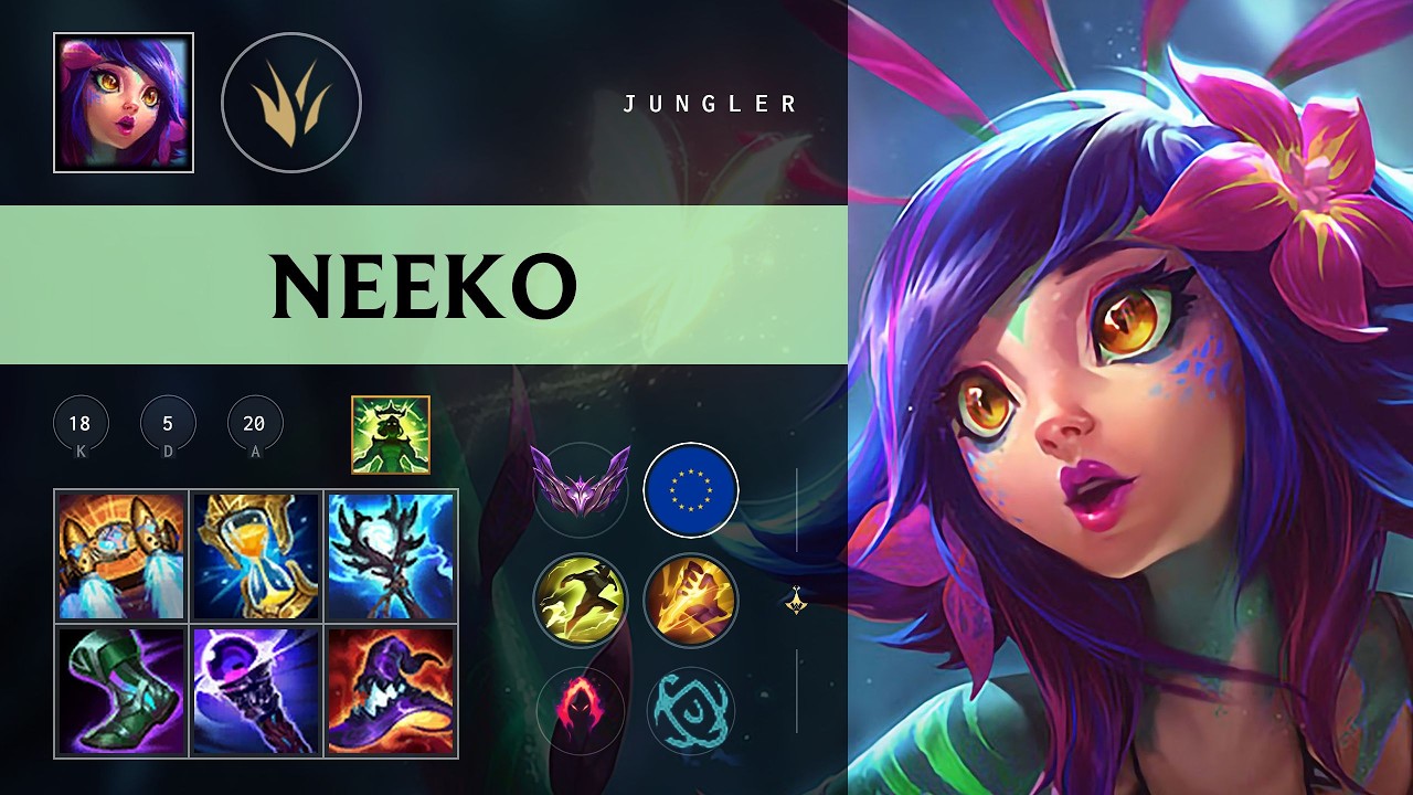 Neeko Jungle vs Ekko - EUW Master Patch 26.09 - YouTube