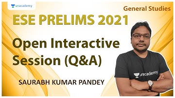 Open Interactive Session (Q&A) | GS | Saurabh Kumar Pandey