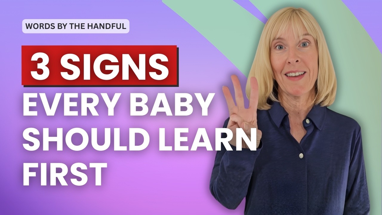 3 Signs Every Baby Should Learn First - YouTube
