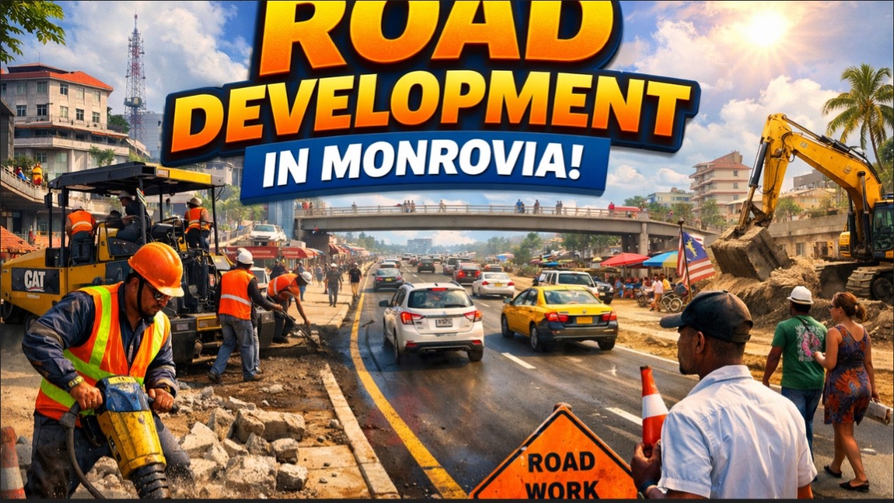 Road Work From Bong Mines Bridge Towards Freeport | Monrovia Liberia #roadwork#road#monrovia#liberia