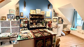 Workroom Tour - Visitez Mon Atelier