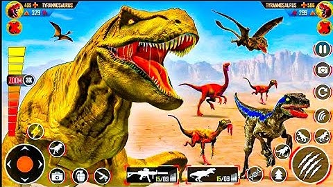 Real dino hunting: Gun Games Part 5 Android Mobile Gameplay