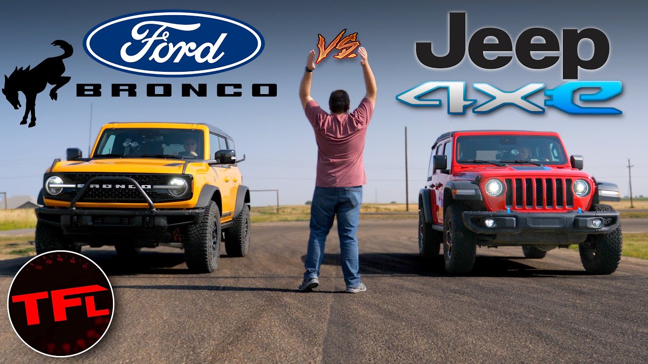 Ford Bronco vs. Jeep Wrangler Drag Race: One Of Them Gets ANNIHILATED! -  YouTube