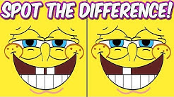 Photo Puzzles #2 Spongebob Squarepants | Spot the difference Brain Games for Kids | Child Friendly