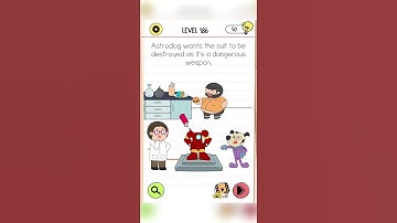 Brain Test 4 Level 186 Best Solution | Brain Test Solution Walkthrough