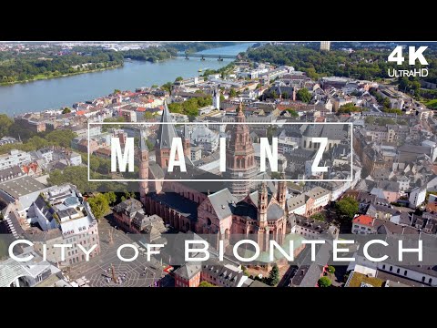 MAINZ | The City of BIONTECH | Drone plus City Walk| 4K UHD