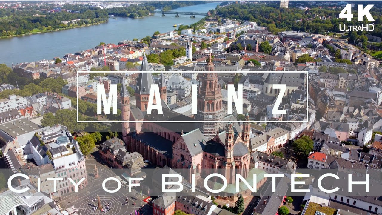 MAINZ | The City of BIONTECH | Drone plus City Walk| 4K UHD