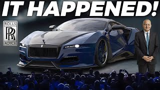 Rolls Royce Just Revealed An Insane New Supercar & SHOCKS The Entire Industry!