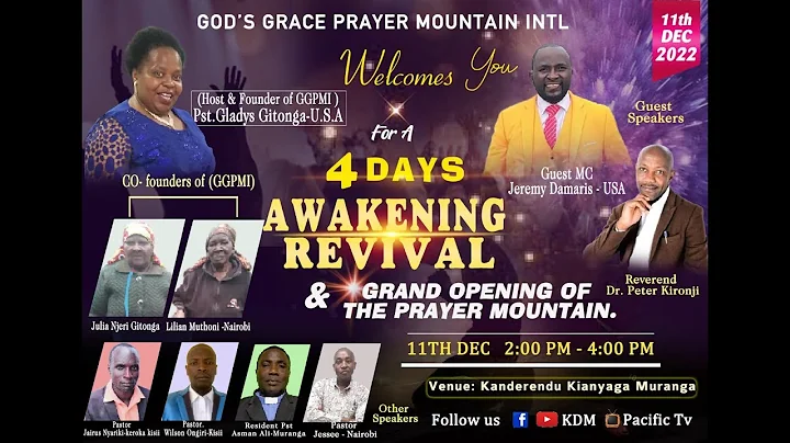 GOD`S GRACE PRAYER MOUNTAIN INTERNATIONAL OFFICIAL LAUNCH