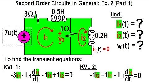 Electrical Engineering: Ch 9: 2nd Order Circuits (62 of 76) 2nd Order Circuits in General Ex 2 Part1