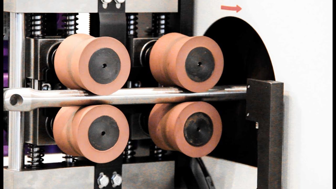 File Finisher R Tube Tube Finishing Machine - ML100 - Irregular Shapes Finishing - YouTube