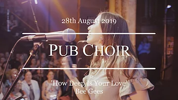 "How Deep Is Your Love" (Bee Gees) - Pub Choir in Brisbane