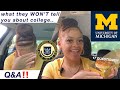 very HONEST college Q&A video // black girl at a pwi (umich ann arbor)
