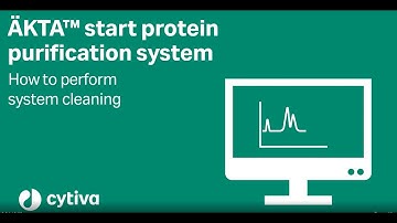 How to perform system cleaning on ÄKTA start protein purification system