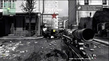 MW3 - First Blood 360 No Scope Cross Map?
