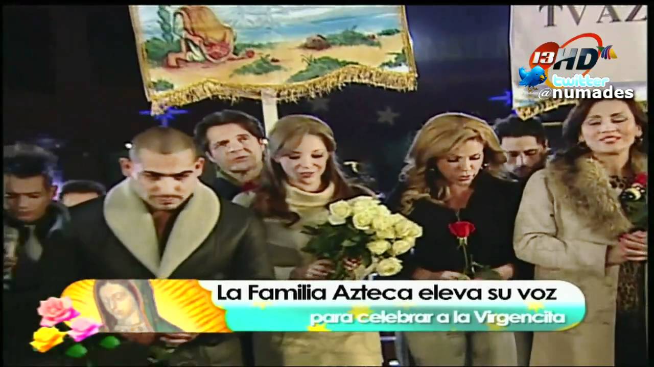 elenco azteca - las mañanitas a la virgen de guadalupe (11-12-10)