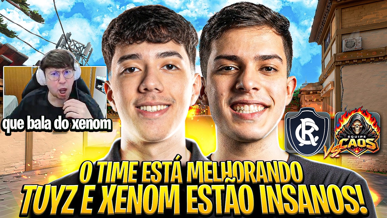 TUYZ E XENOM ESTÃO CRIANDO O TIME MAIS FORTE do BR!? O 5 JOGO DELES FOI INSANO! REMO x EC