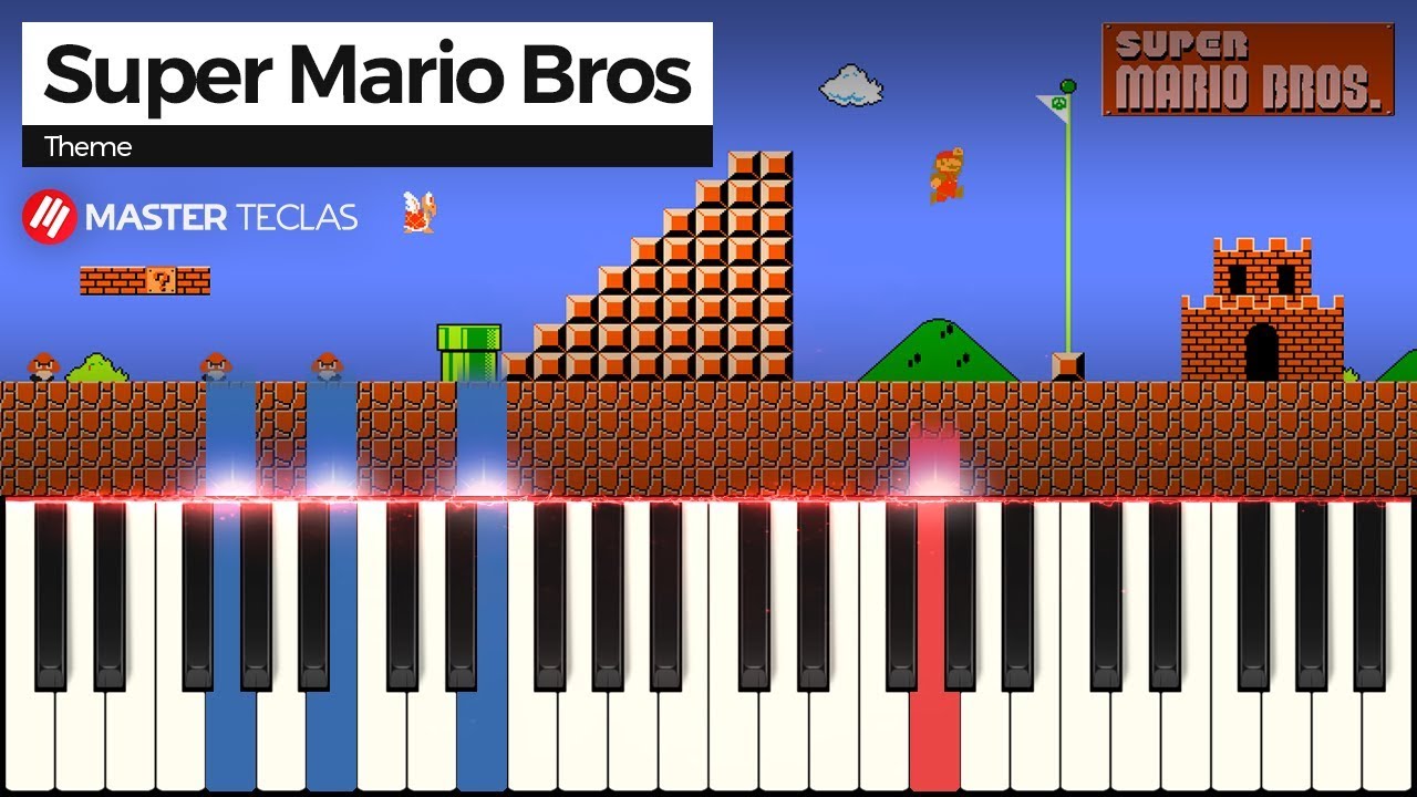 💎 Super Mario Bros - Theme | Piano Tutorial 💎 - YouTube