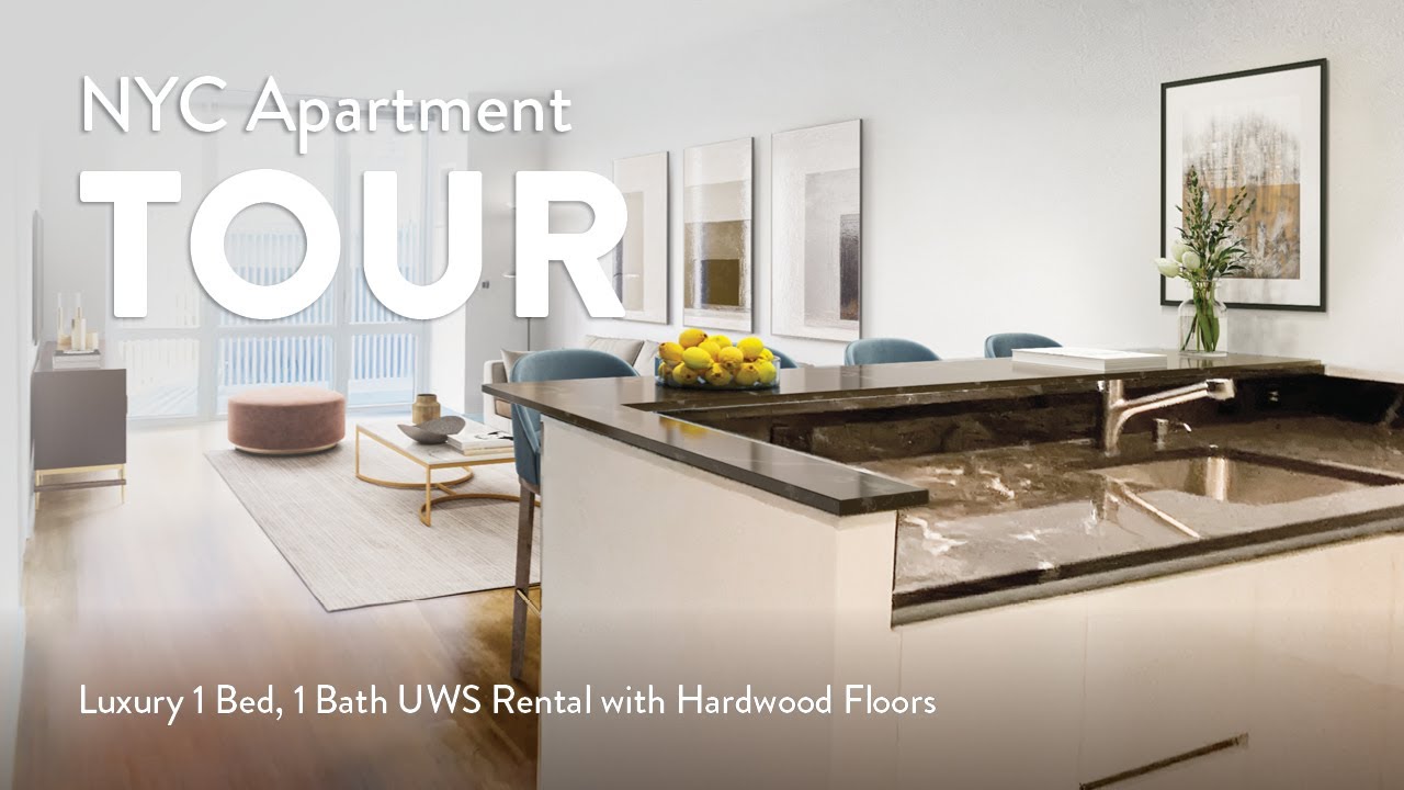 NYC Apartment Tour Luxury 1 Bed, 1 Bath UWS Rental with Hardwood