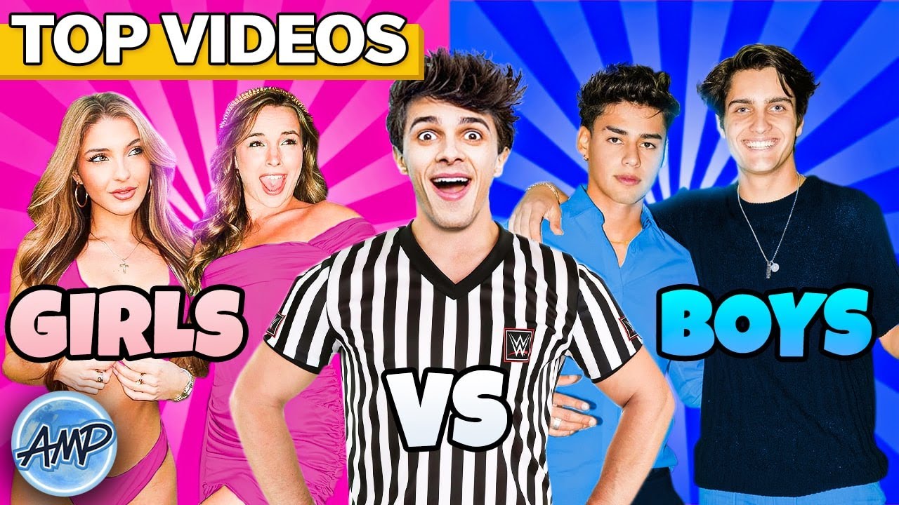 BOYS vs GIRLS Wins Prizes! Amp World YouTube