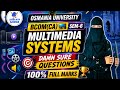 MULTIMEDIA SYSTEMS | Degree Semester-6 Bcom Computers Multimedia Systems damn sure questions💯✅/ O.U💯