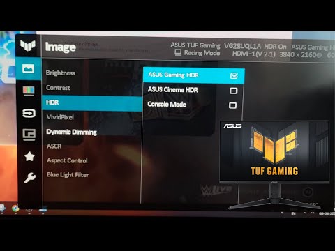 How to Enable HDR in ASUS TUF Gaming Monitor