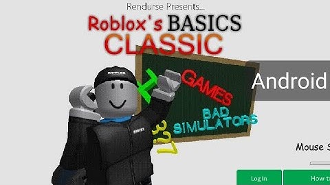 Roblox basics in building and scripting Android port Baldi