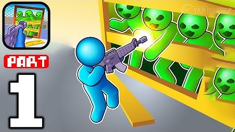 Z Defense - Gameplay Walkthrough Part 1 Save yourself from zombie attack (iOS,Android)