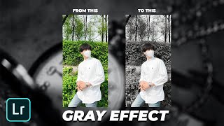 GRAY EFFECT | Edit Foto Background Abu-abu #Lr3