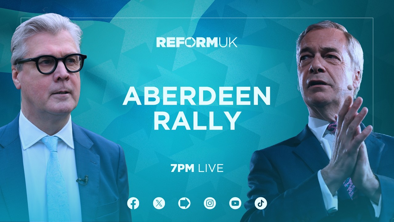 WATCH: Reform UK Local Election Tour. Join me LIVE in Aberdeen. 🚨 - YouTube