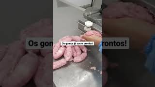 Produção de linguiça em escala industrial!