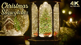 Cozy Christmas Snow Globes with Music Box Christmas Music - 4K Christmas Music Box screenshot 1