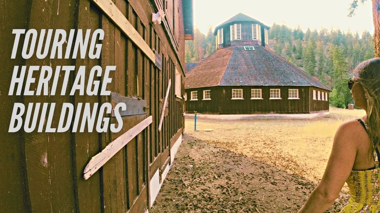 Walk through Fintry Hertitage Buildings | BC provincial campground | ep 13