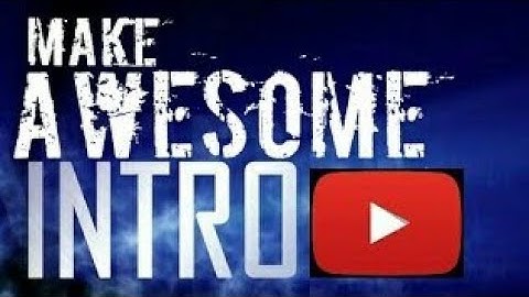 How to make best intro like technical guruji  in android phone