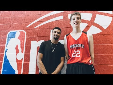 NBA CHEATCODE ! 😳 7'5 15 Year Old Olivier Rioux Highlights From Adidas Championships! | REACTION
