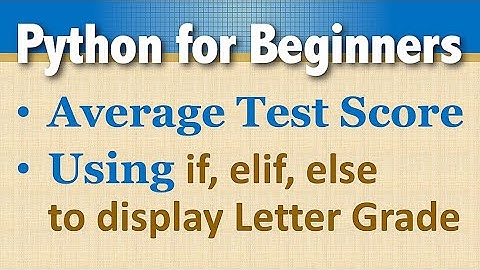 Python Conditionals added to AvgTestScore for Letter Grade