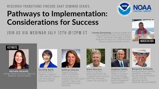 Research Transitions Fireside Chat: Pathways to Implementation - Considerations for Success